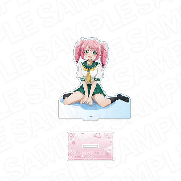 Contents Seed TV Anime "Gushing over Magical Girls" Deka Acrylic Stand Haruka Hanabishi Puddle ver.