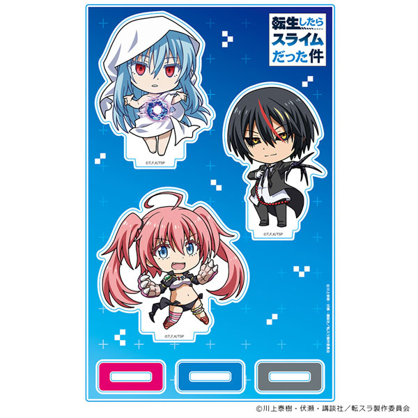 Azu Maker That Time I Got Reincarnated as a Slime Acrylic Chara Stand Raphael & Diablo & Milim Chibi Chara รูปภาพ 1