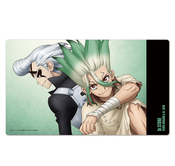 Azu Maker Dr. STONE Character Rubber Mat Senku & Xeno