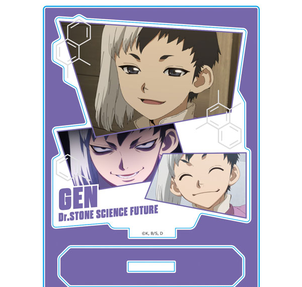 Azu Maker Dr. STONE Acrylic Chara Stand Gen Asagiri Scene Photo ver. Bild 1