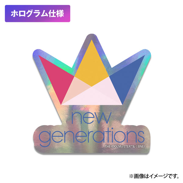 COSPA THE IDOLM@STER Cinderella Girls new generations Hologram Mini Sticker