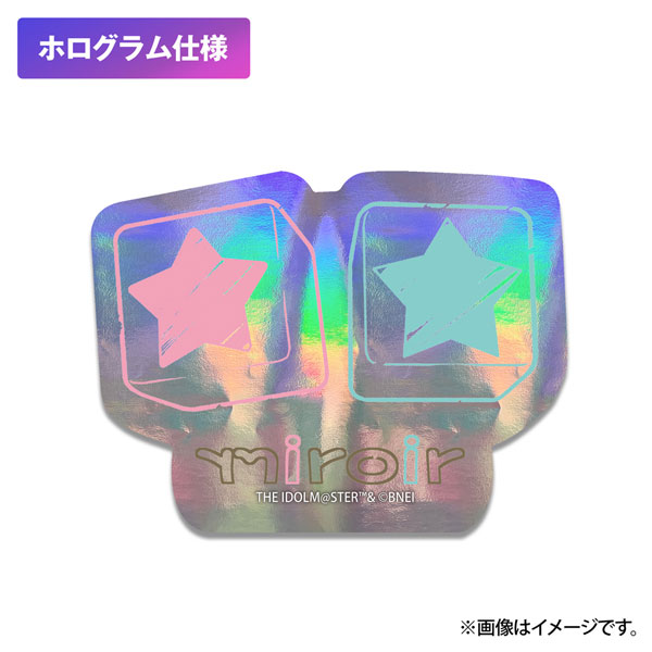 COSPA THE IDOLM@STER Cinderella Girls miroir Hologram Mini Sticker