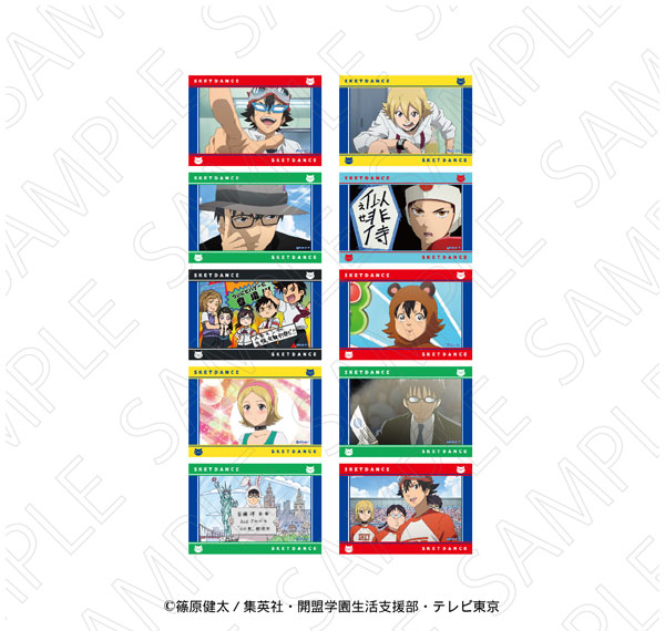 TOKYOGETS Anime "SKET DANCE" Trading Square Badge 10Item Set Bild 1