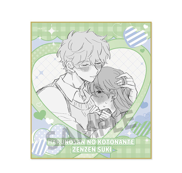 Hobby Stock Haruno-san no koto nante Zenzen Suki Mini Shikishi C รูปภาพ 1