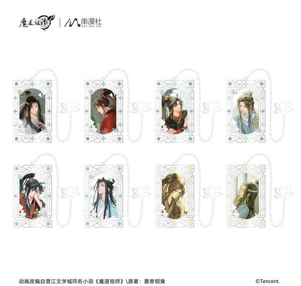 NANMANSHE Anime "Mo Dao Zu Shi" 8th Anniversary Ver. Metal Bookmark 8Pack BOX รูปภาพ 1