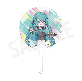 briscola-inc [Hatsune Miku] Clear Handheld Fan Hatsune Miku