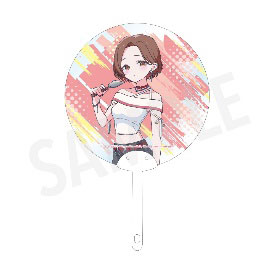 briscola-inc [Hatsune Miku] Clear Handheld Fan MEIKO