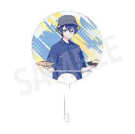 briscola-inc [Hatsune Miku] Clear Handheld Fan KAITO hình ảnh 1