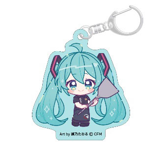 briscola-inc [Hatsune Miku] Glittered Chibi Chara Acrylic Keychain Hatsune Miku