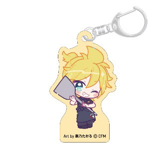 briscola-inc [하츠네 미쿠] 글리터 치비 캐릭터 아크릴 키체인 Kagamine Len