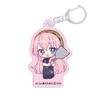 briscola-inc [Hatsune Miku] Glittered Chibi Chara Acrylic Keychain Megurine Luka