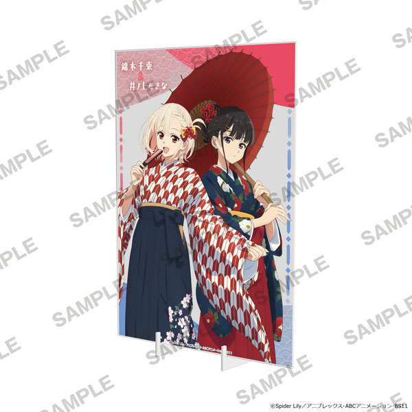 KADOKAWA Lycoris Recoil TV Anime Series Acrylic Panel Japanese-Modern Style Ver. gambar 1