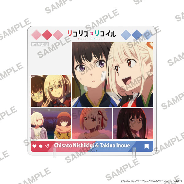 KADOKAWA Lycoris Recoil TV Anime Series Chara in Stand - Chisato Nishikigi & Takina Inoue Bild 1