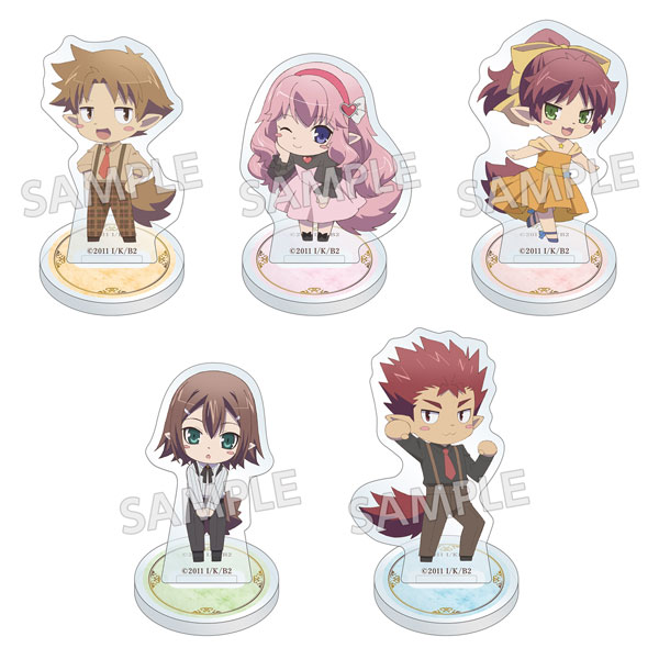 KADOKAWA TV Anime BAKA and TEST -Summon the Beasts- Formal Series Tradable Summoned Beast Acrylic Stand 5Pack BOX