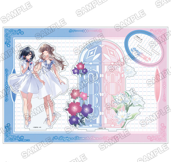 KADOKAWA Buying a Classmate Once a Week: Their Secret Under One Roof Birthday Newly Drawn Acrylic Diorama Bild 1