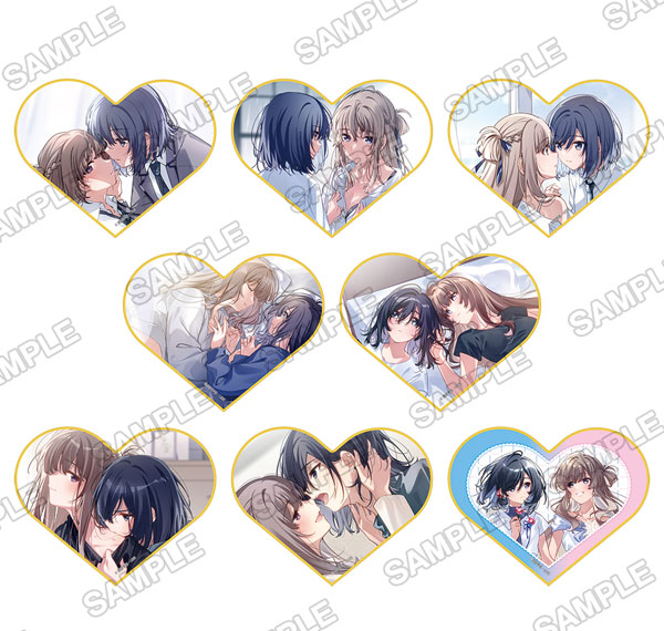 KADOKAWA Buying a Classmate Once a Week: Their Secret Under One Roof Birthday Tradable Heart-shaped Mini Illustration Board [1 Pack] รูปภาพ 1