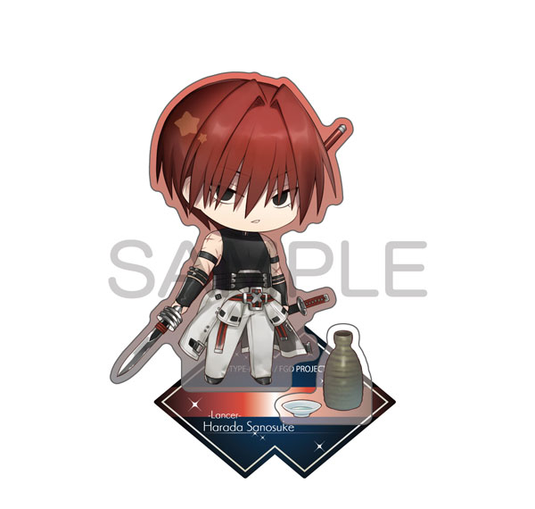 ALGERNON PRODUCT Fate/Grand Order CharaToria Acrylic Stand Lancer/Harada Sanosuke รูปภาพ 1