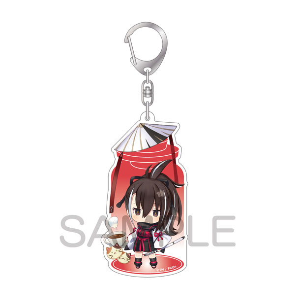 ALGERNON PRODUCT Fate/Grand Order CharaToria Acrylic Keychain Assassin/Kawakami Gensai รูปภาพ 1