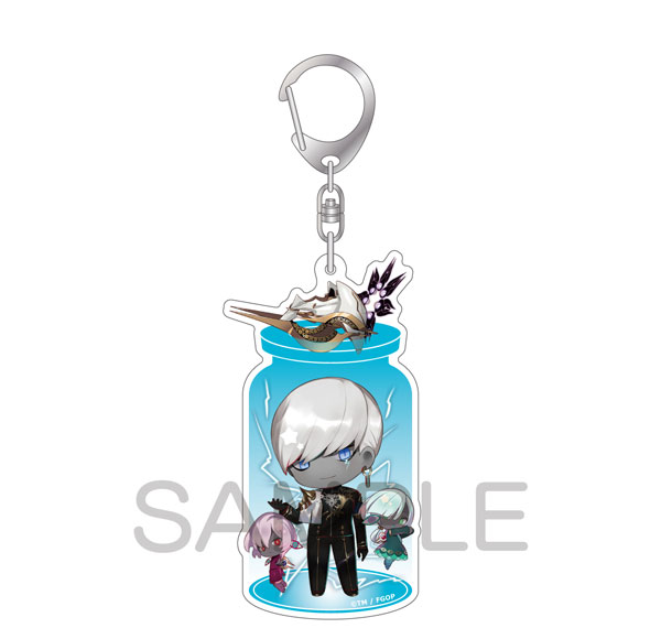 ALGERNON PRODUCT Fate/Grand Order CharaToria Acrylic Keychain Lancer/Indra รูปภาพ 1