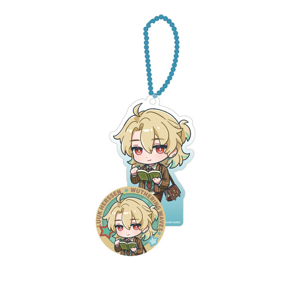 FUN4YEAH [Exclusive Sale] Wuthering Waves Chao Sheng Xin Jian Series Chibi Chara Acrylic Stand & Tin Badge Set Luuk Herssen