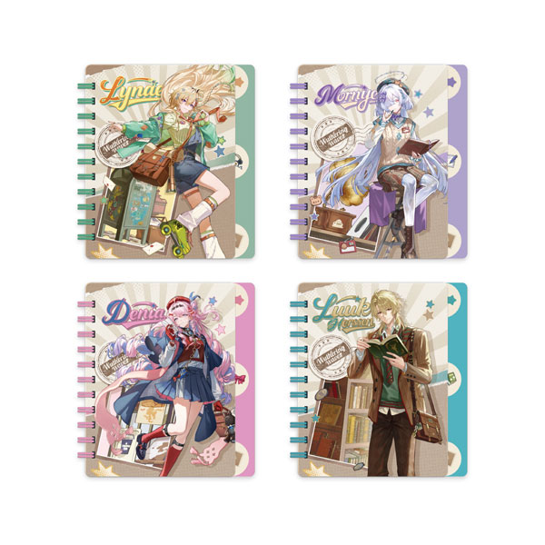 FUN4YEAH [Exclusive Sale] Wuthering Waves Chao Sheng Xin Jian Series Mini Memo Pad 4Type BOX