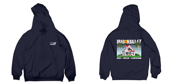 AIR TWOKYO TV Anime "DRAGON BALL GT" Scene Illustration Hoodie 3 (Kame House) XXL Bild 1
