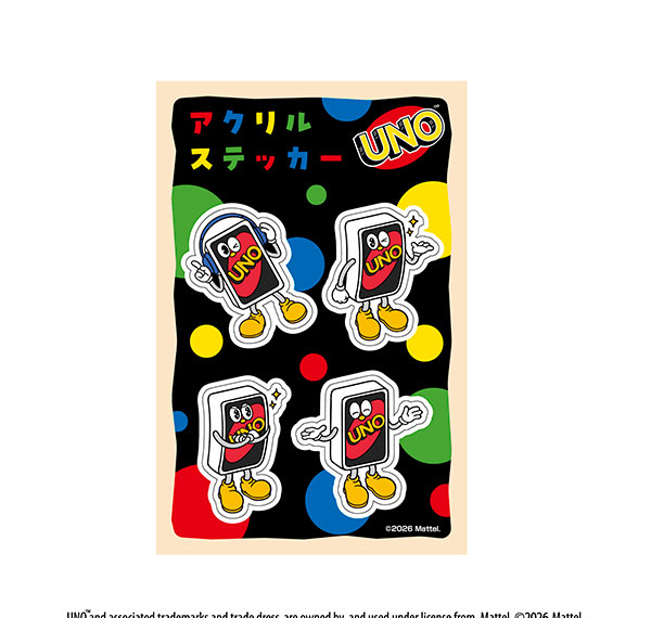 Ensky UNO Acrylic Sticker UNO-san