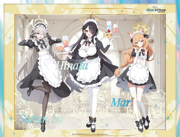 Aniplus Blue Archive Trinity Maid Acrylic Plate Sisterhood รูปภาพ 1