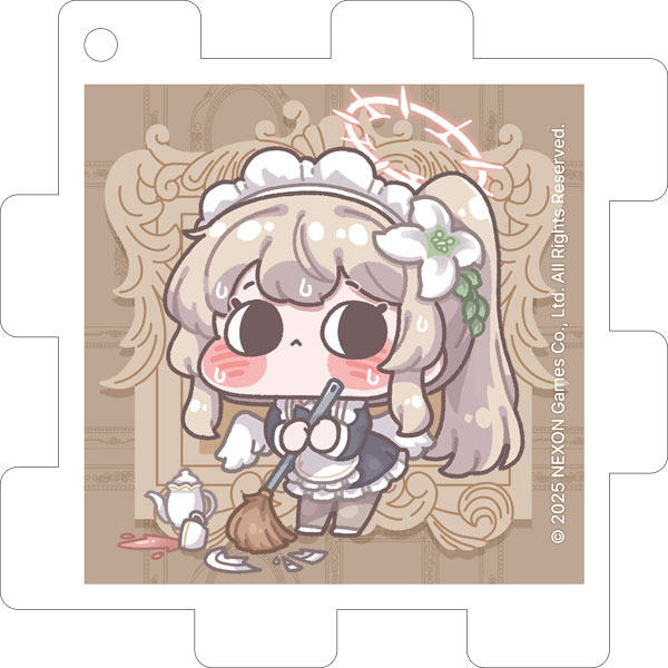 Aniplus Blue Archive Trinity Maid Puzzle-Shaped Acrylic Keychain Nagisa imagen 1