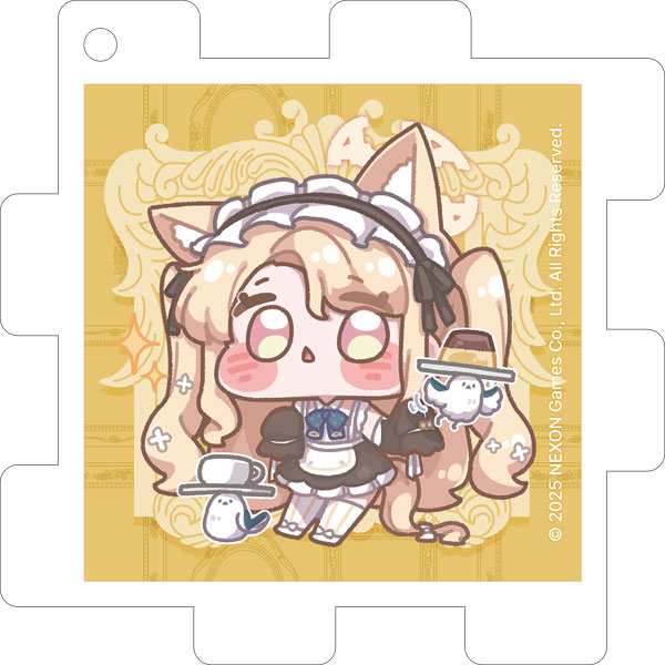 Aniplus Blue Archive Trinity Maid Puzzle-Shaped Acrylic Keychain Seia