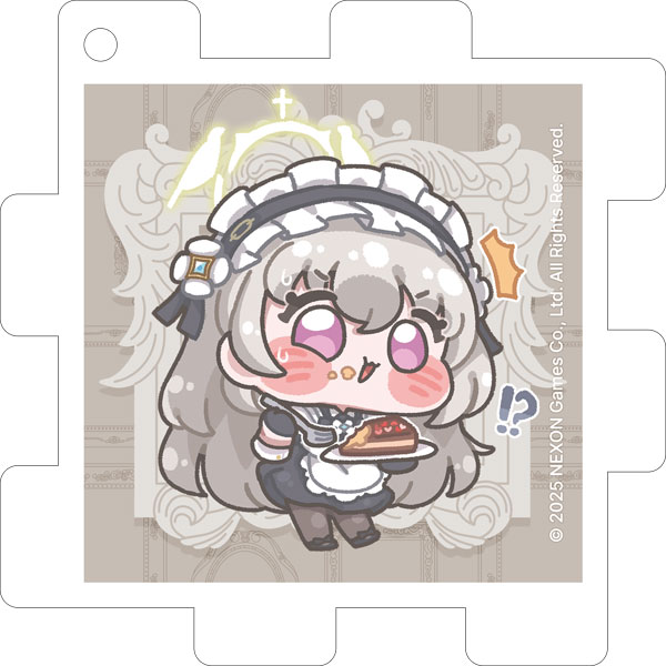 Aniplus Blue Archive Trinity Maid Puzzle-Shaped Acrylic Keychain Sakurako