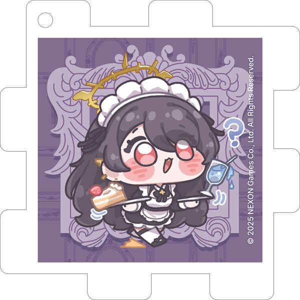 Aniplus 블루 아카이브 트리니티 메이드 퍼즐 모양 아크릴 키체인 히나타