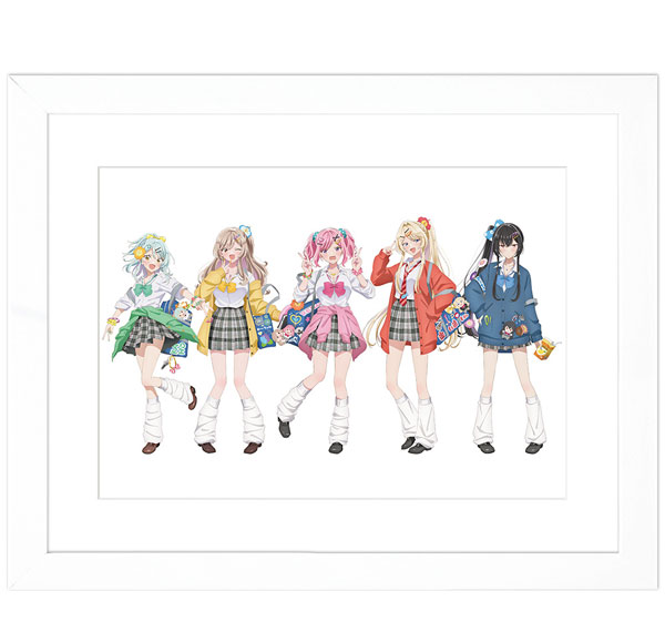 Curtain Damashii There's No Freaking Way I'll be Your Lover! Unless... Chara Fine Graph ( Heisei Gyaru) A4 รูปภาพ 1