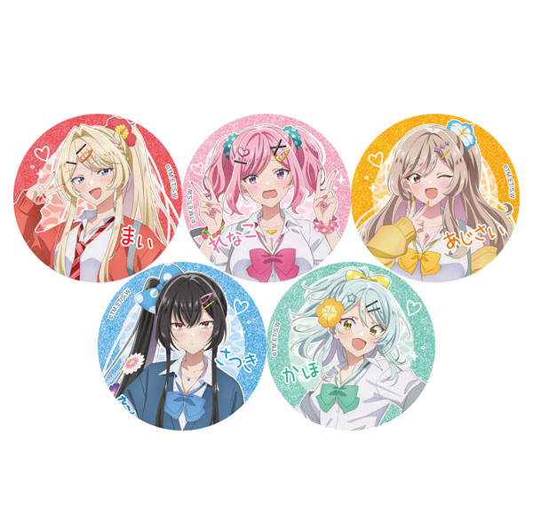 Curtain Damashii There's No Freaking Way I'll be Your Lover! Unless... Tin Badge ( Heisei Gyaru / Glitter) BOX รูปภาพ 1