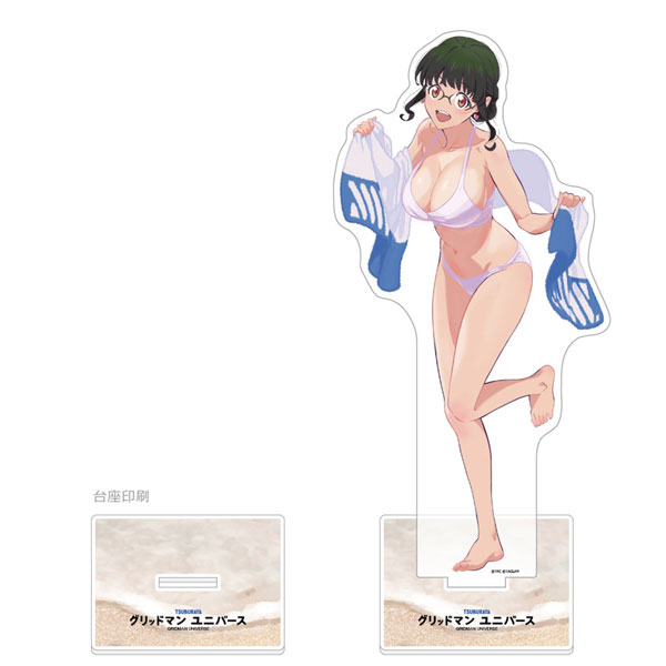 Curtain Damashii 그리드맨 유니버스 신작 일러스트 점보 아크릴 스탠드 (더 세컨드/수영복)