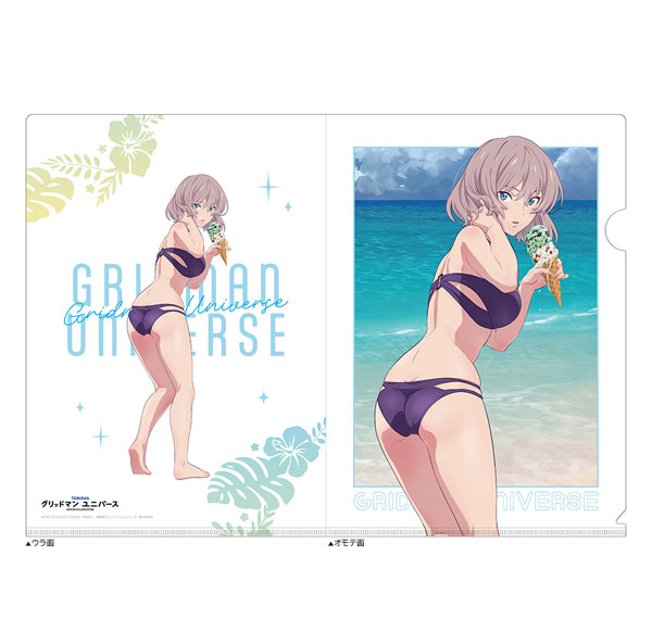 Curtain Damashii GRIDMAN UNIVERSE New Illustration Clear File (Mujina / Swimsuit) Bild 1