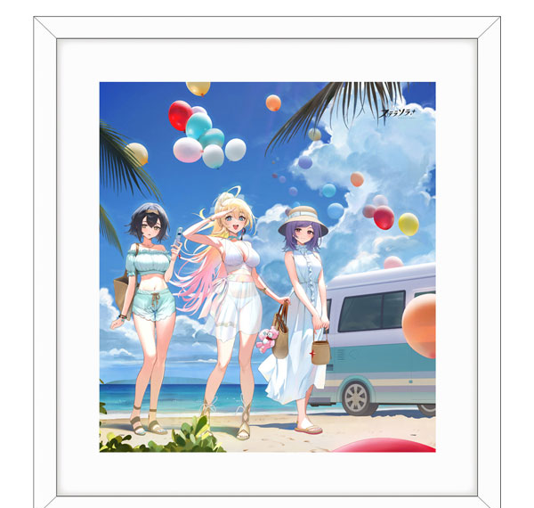 Curtain Damashii Stella Sora New Illustration Replica Genga Art (Summer Outfit) Bild 1