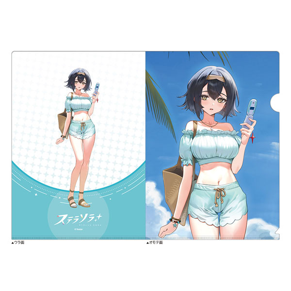 Curtain Damashii Stella Sora New Illustration Clear File (Amber / Summer Outfit) Bild 1