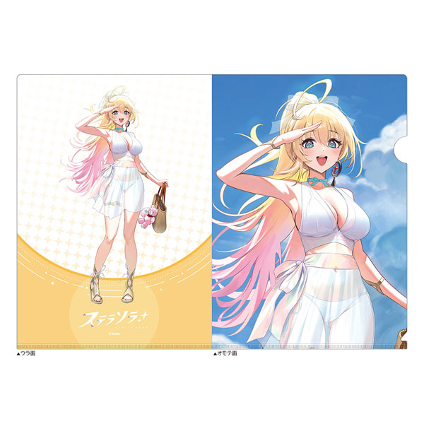 Curtain Damashii Stella Sora New Illustration Clear File (Noya / Summer Outfit)