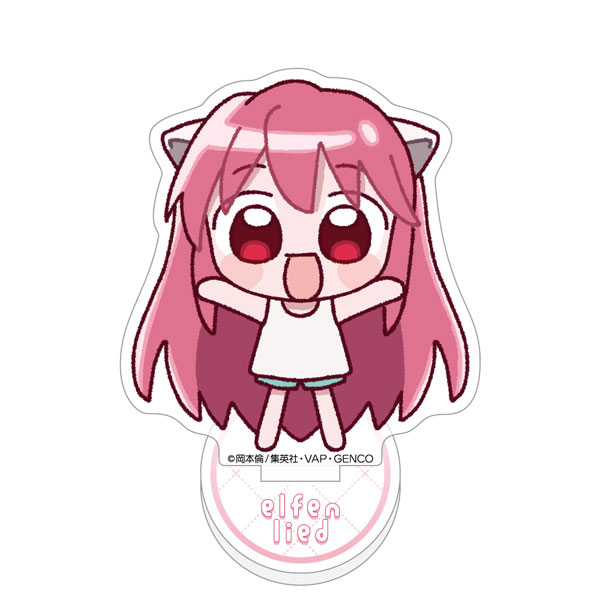 Curtain Damashii Elfen Lied Mini Acrylic Stand (Nyu) Bild 1
