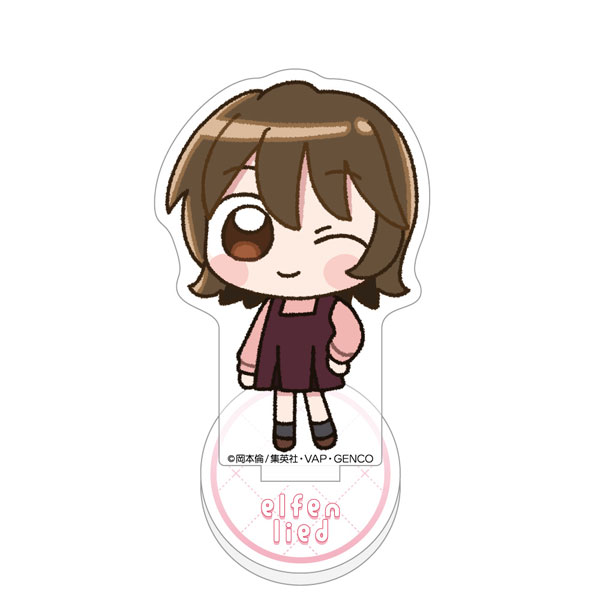 Curtain Damashii Elfen Lied Mini Acrylic Stand (Yuka) gambar 1