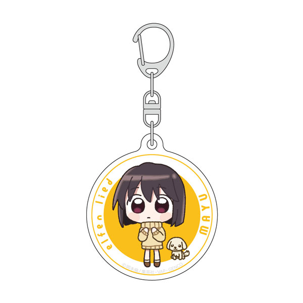 Curtain Damashii Elfen Lied Acrylic Keychain (Mayu / Mini Chara)