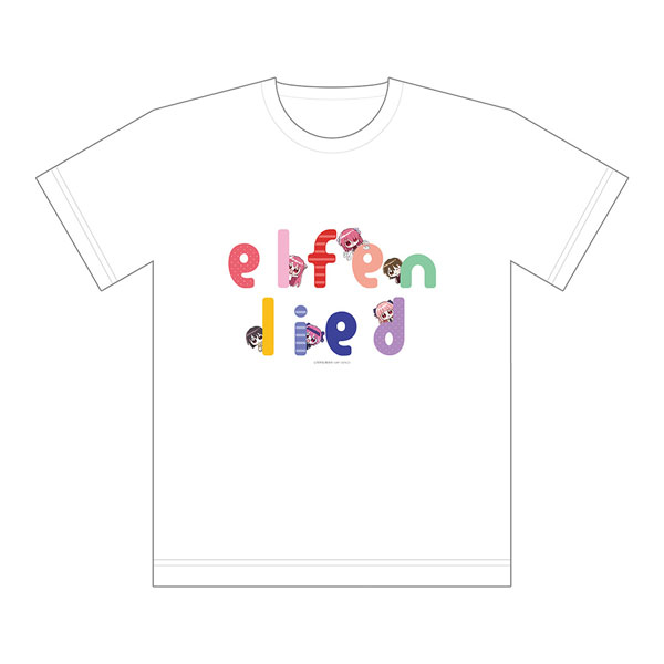 Curtain Damashii Elfen Lied T-shirt (Mini Chara) M Size