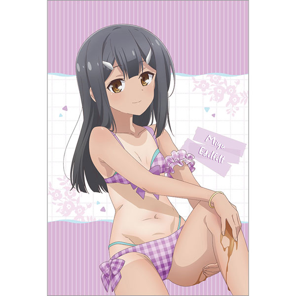 Curtain Damashii Movie "Fate/Kaleid Liner Prisma Illya: Licht - The Nameless Girl" New Illustration Pillow Cover (Miyu / Tan)
