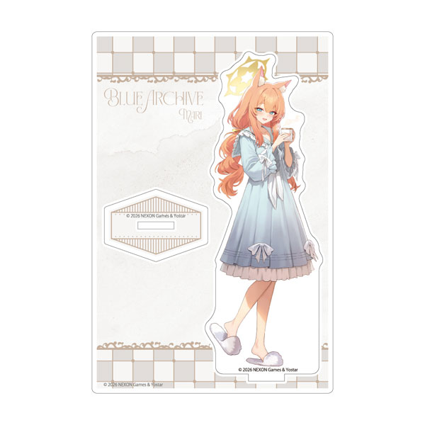 Curtain Damashii Blue Archive New Illustration Acrylic Stand (Mari / Loungewear)