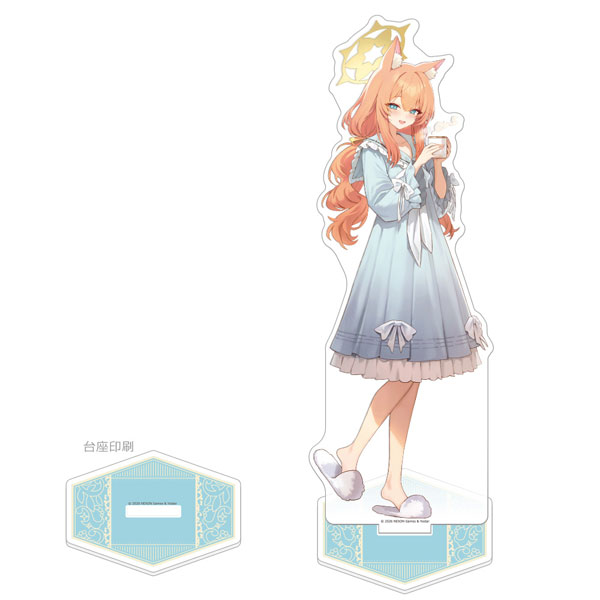 Curtain Damashii Blue Archive New Illustration Jumbo Acrylic Stand (Mari / Loungewear)