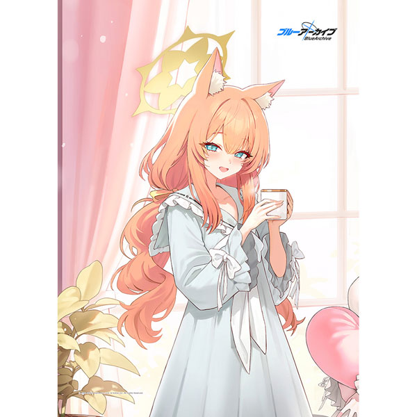 Curtain Damashii Blue Archive New Illustration B2 Wall Scroll (Mari / Loungewear) Double Suede