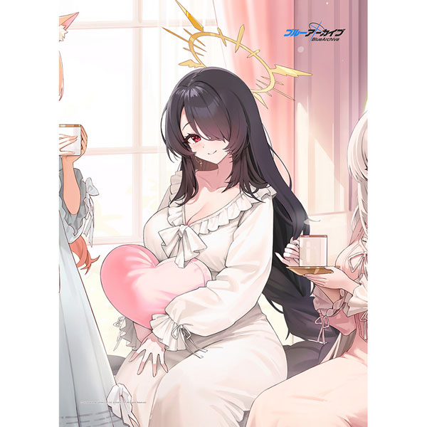 Curtain Damashii 블루 아카이브 신규 일러스트 B2 벽걸이 스크롤 (히나타 / 라운지웨어) 더블 스웨이드