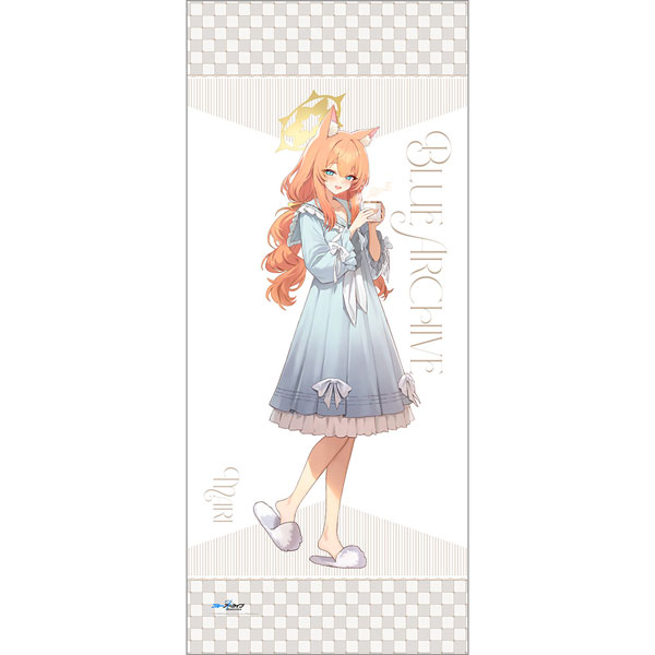 Curtain Damashii Blue Archive New Illustration Jumbo Wall Scroll (Mari / Loungewear)