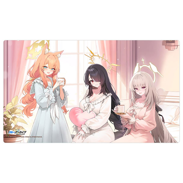 Curtain Damashii Blue Archive New Illustration Rubber Mat (Sisterhood / Loungewear)